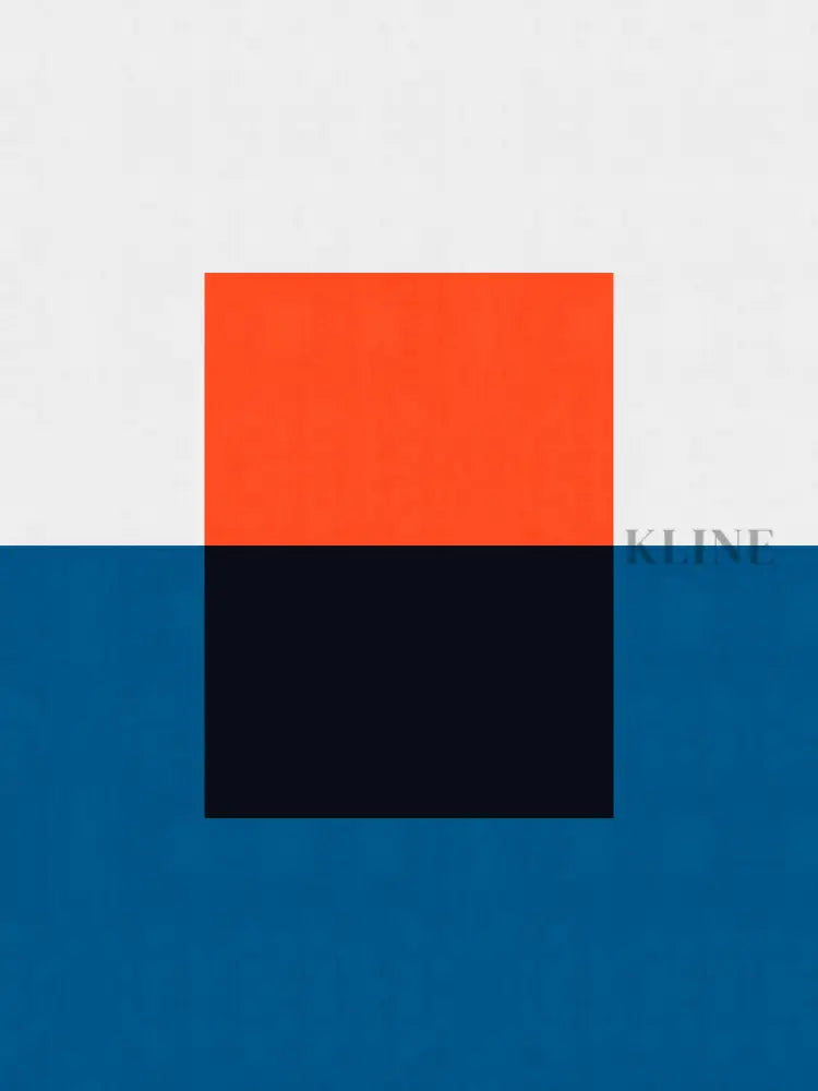 Blue and Red 2 - Hand Painting