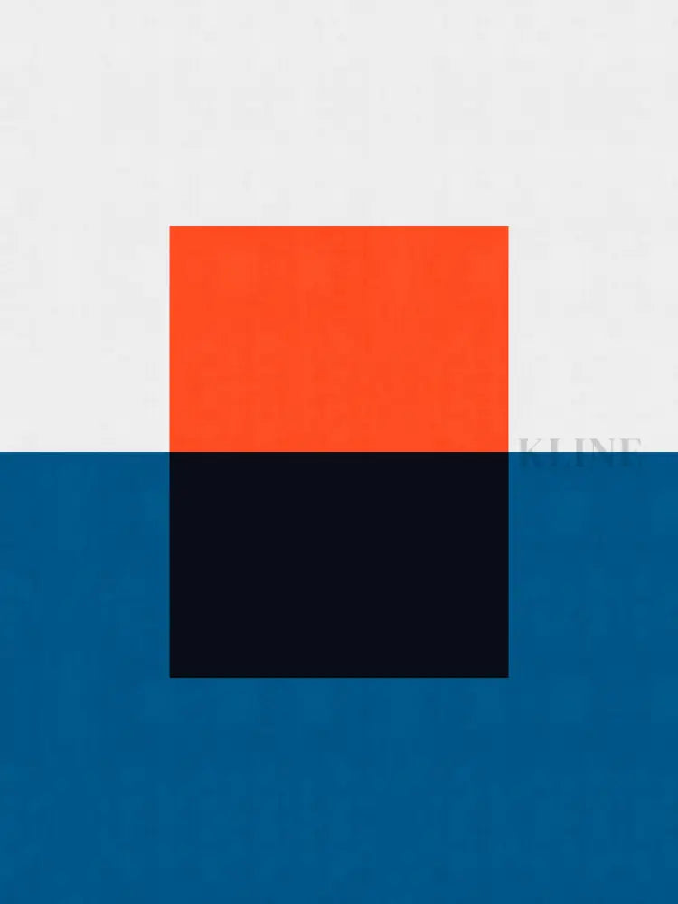 Blue and Red 2 - Hand Painting