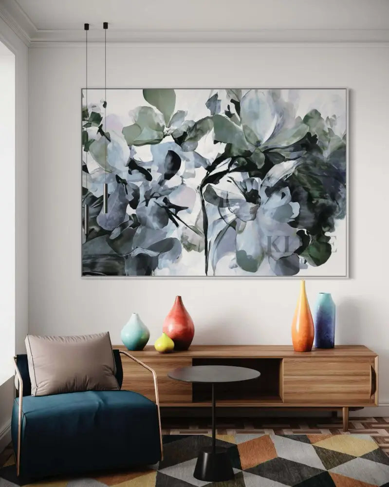 Blue Heaven Hydrangea - Hand Painting