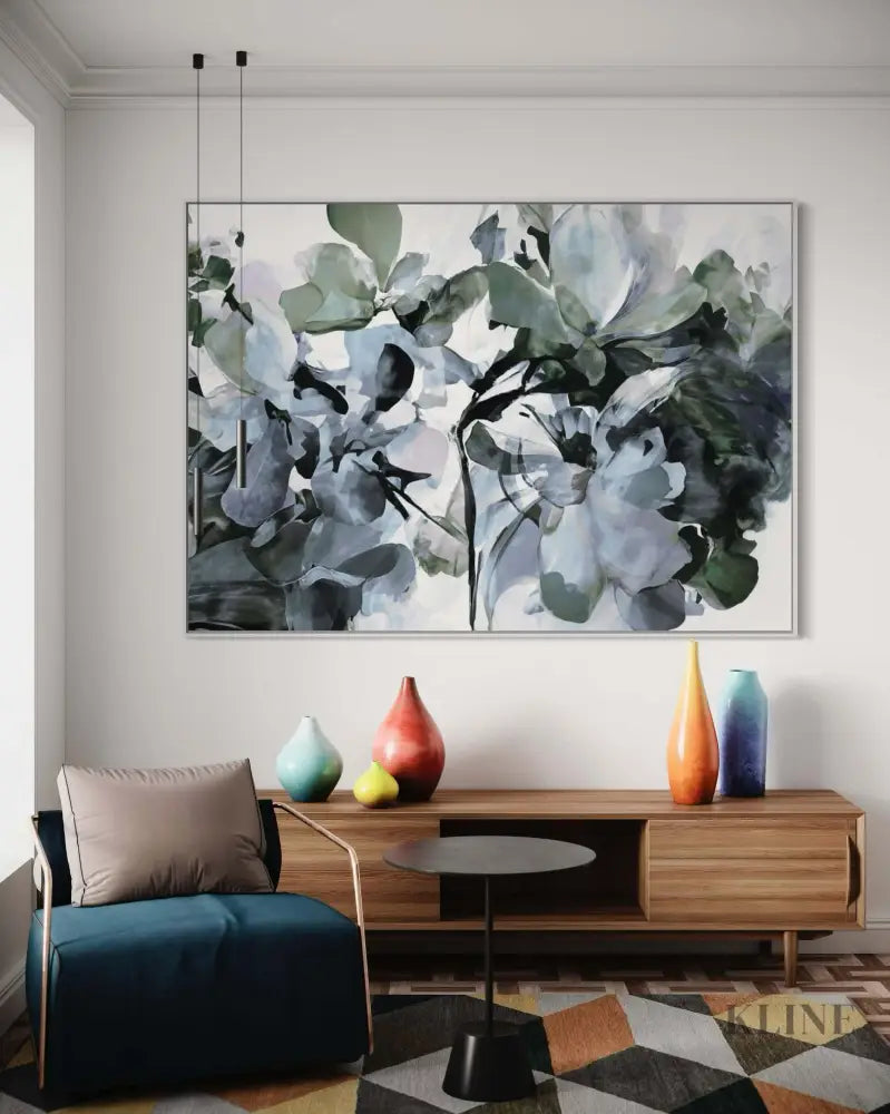 Blue Heaven Hydrangea - Hand Painting