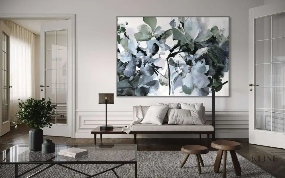 Blue Heaven Hydrangea - Hand Painting