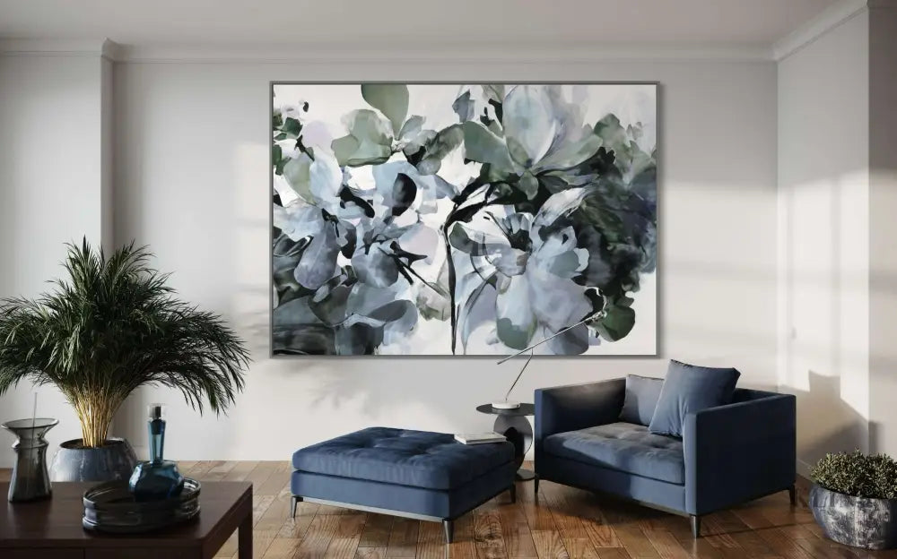 Blue Heaven Hydrangea - Hand Painting