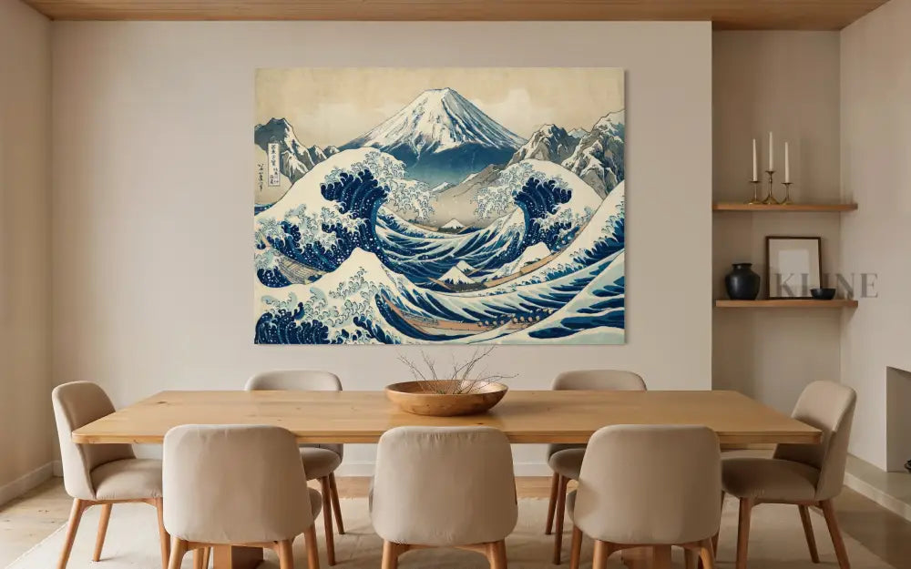 Blue Tempest - Hand Painting
