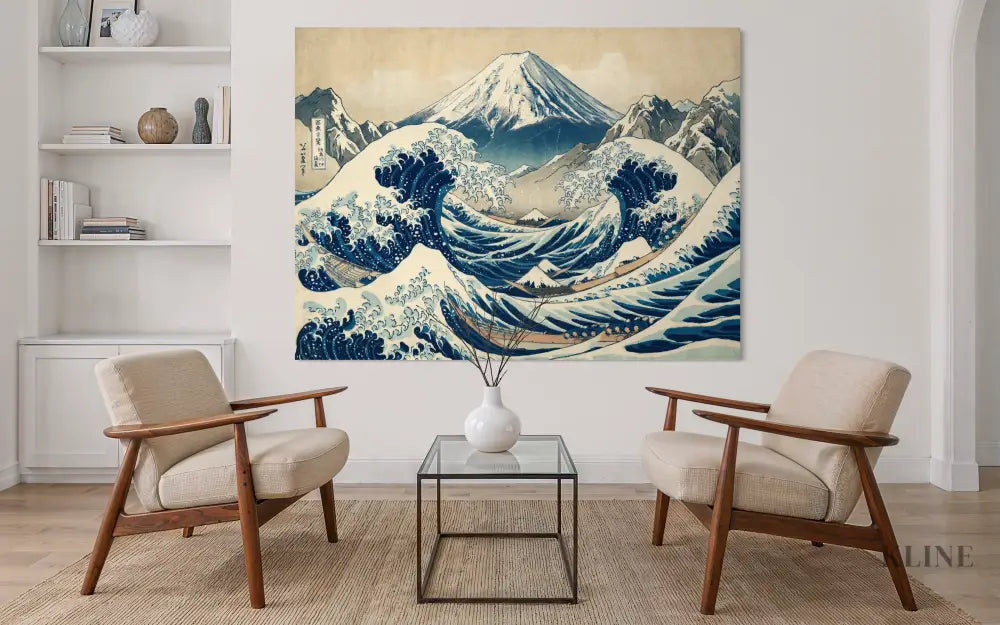 Blue Tempest - Hand Painting