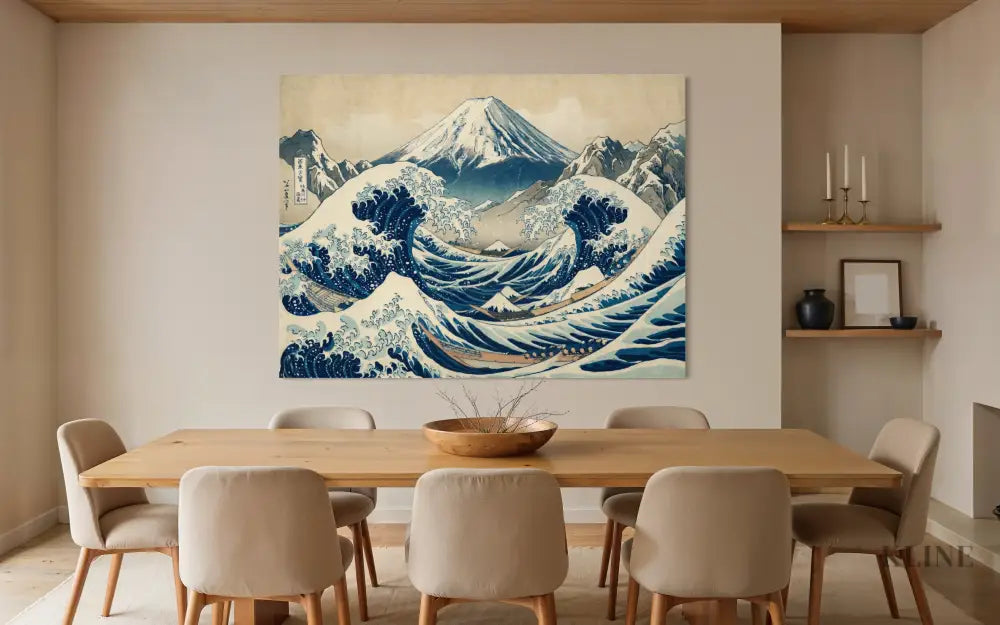 Blue Tempest - Hand Painting