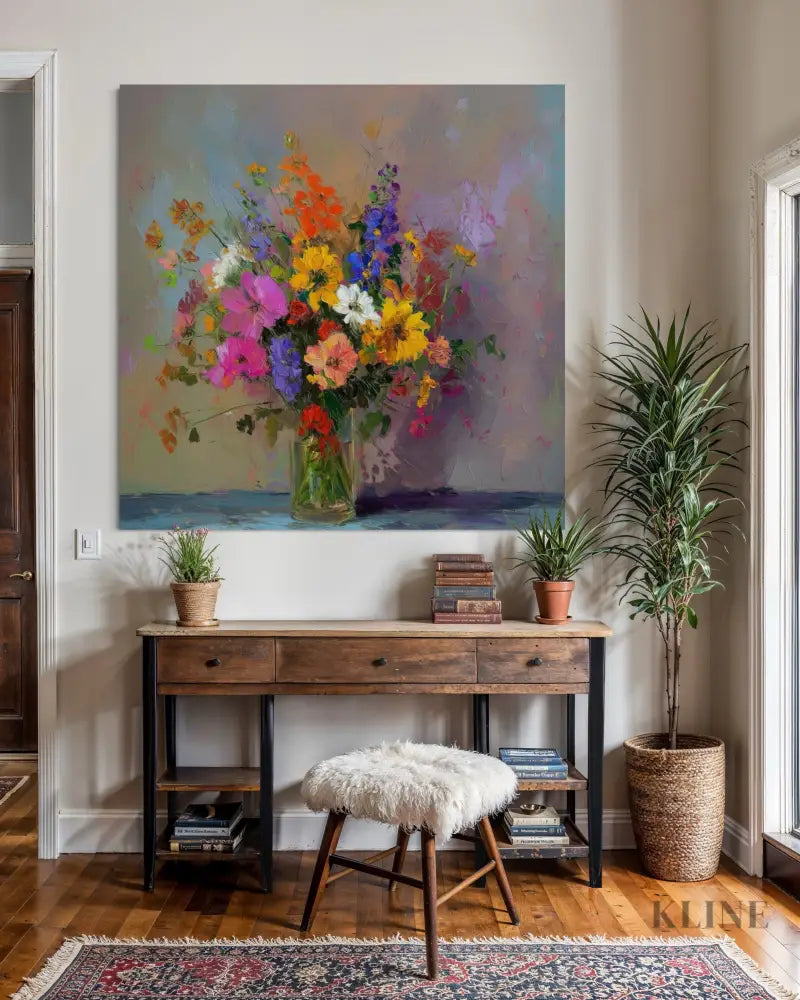 Bouquet Flower Painting - Hand Painting