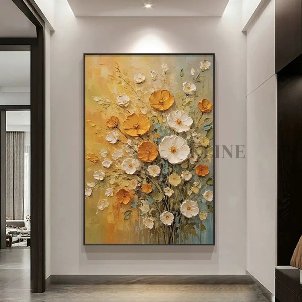 Bouquet of Warm Light - Hand Painting