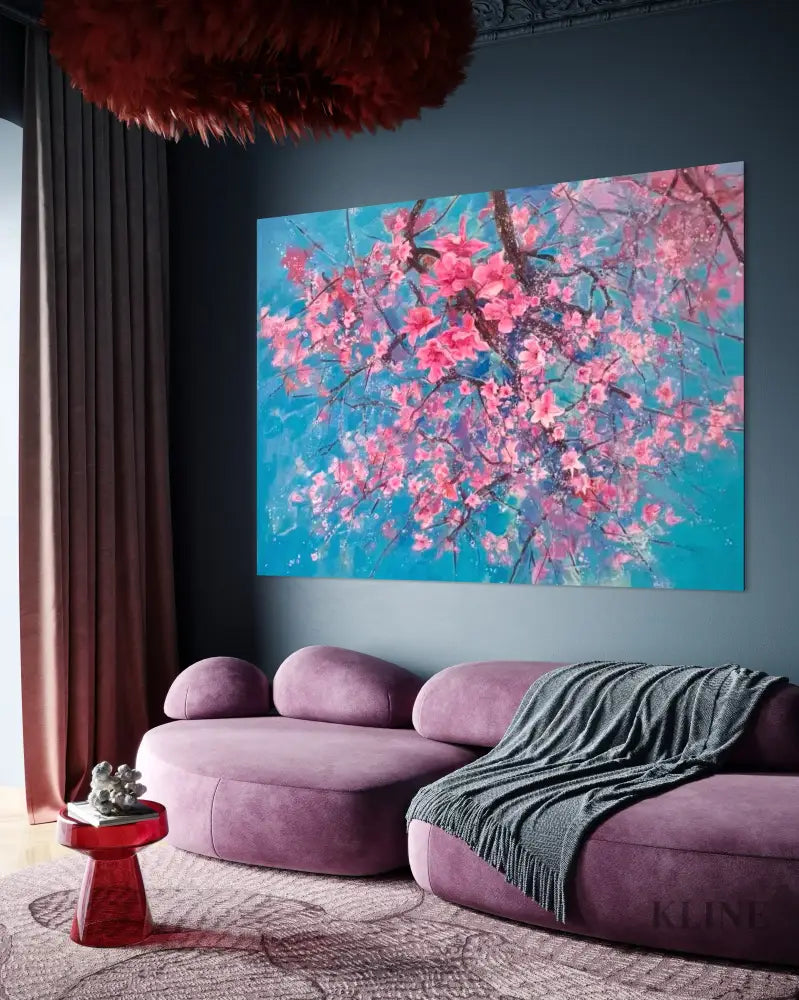 Breeze of Sakura Painting - Hand Painting