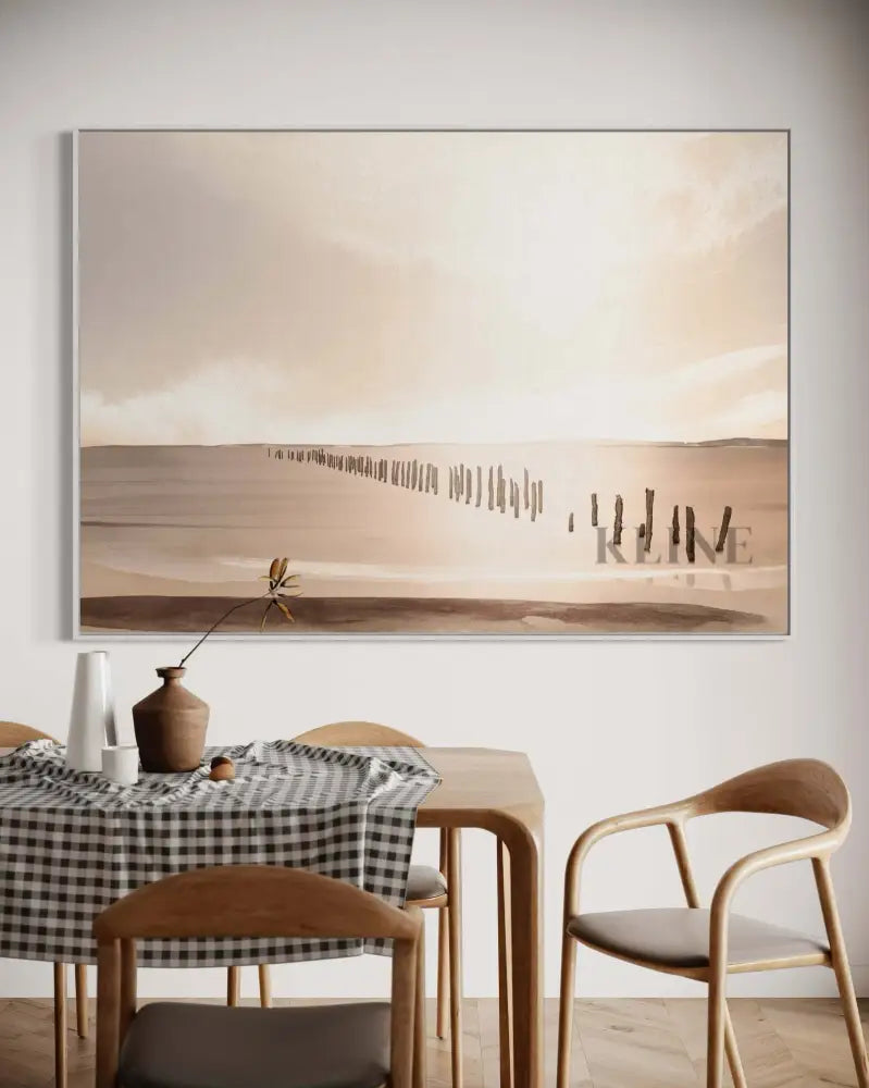 Bridport Sunset - Hand Painting