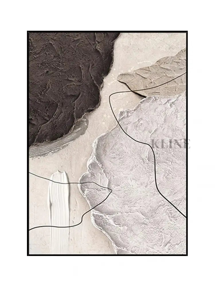 Brownish Clouds - Hand Painting