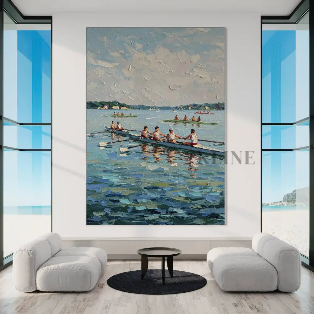Cadence Over Water - Hand Painting