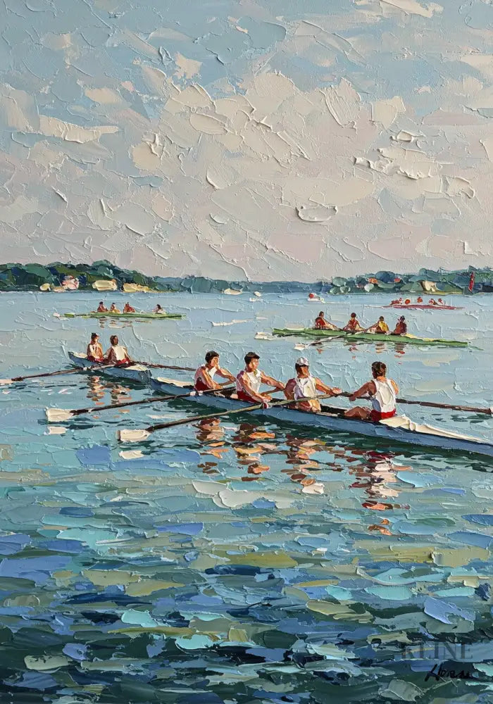Cadence Over Water - Hand Painting