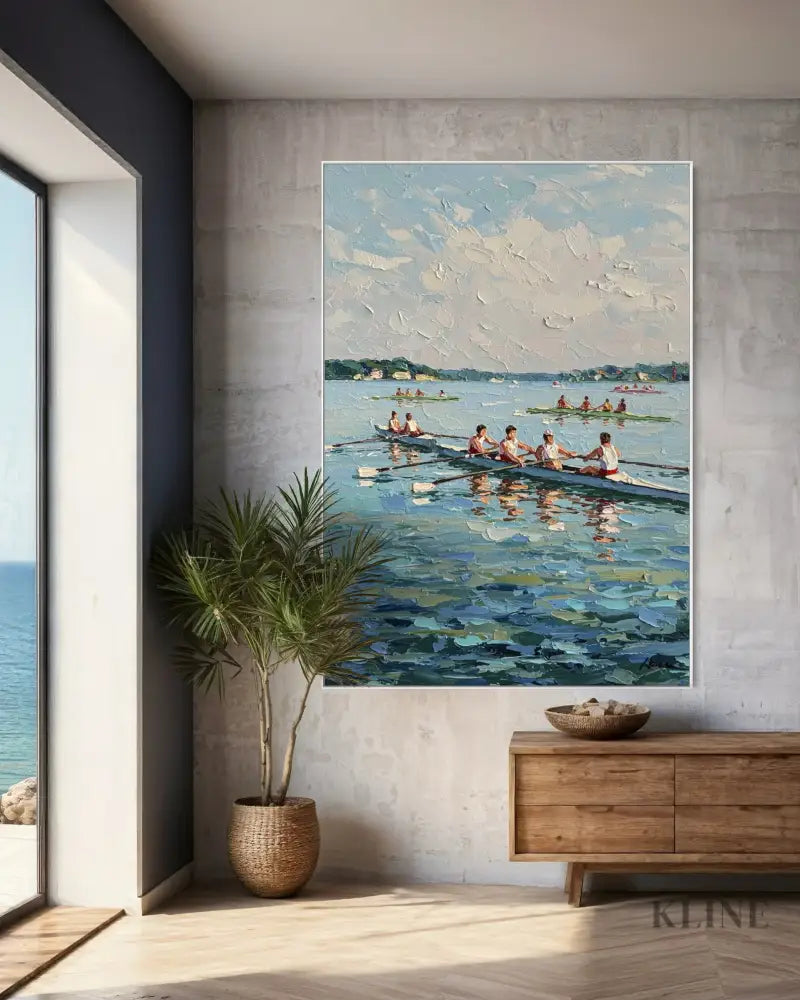 Cadence Over Water - Hand Painting