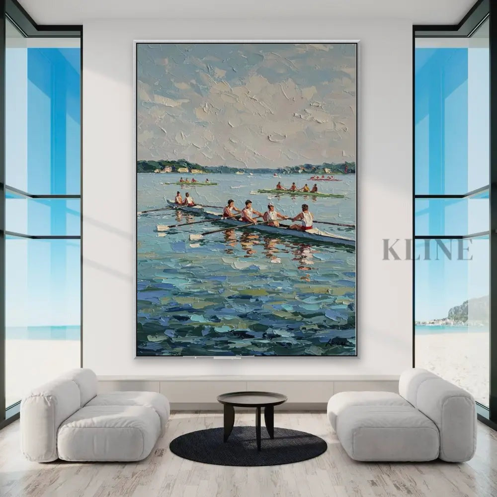 Cadence Over Water - Hand Painting