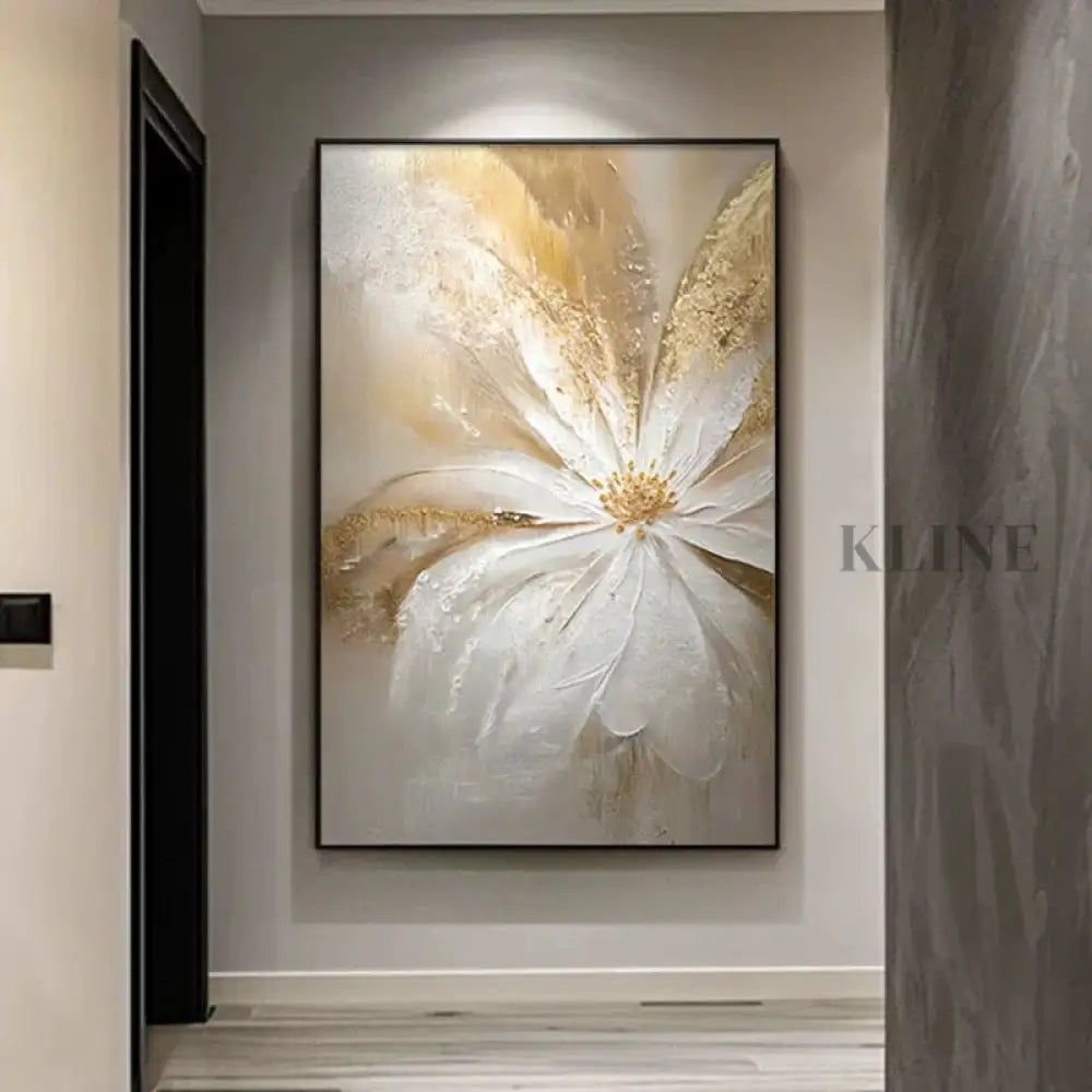 Champagne Flora - Hand Painting