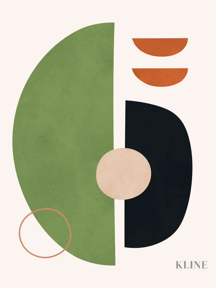 Circles and Semicircles 1 - Hand Painting