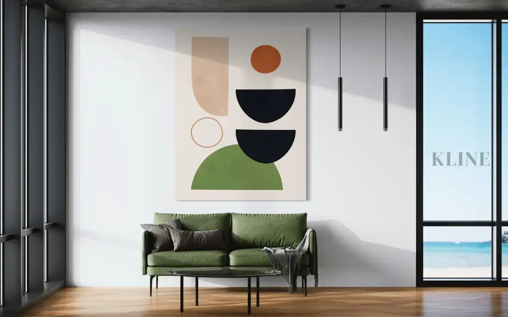 Circles and Semicircles 2 - Hand Painting