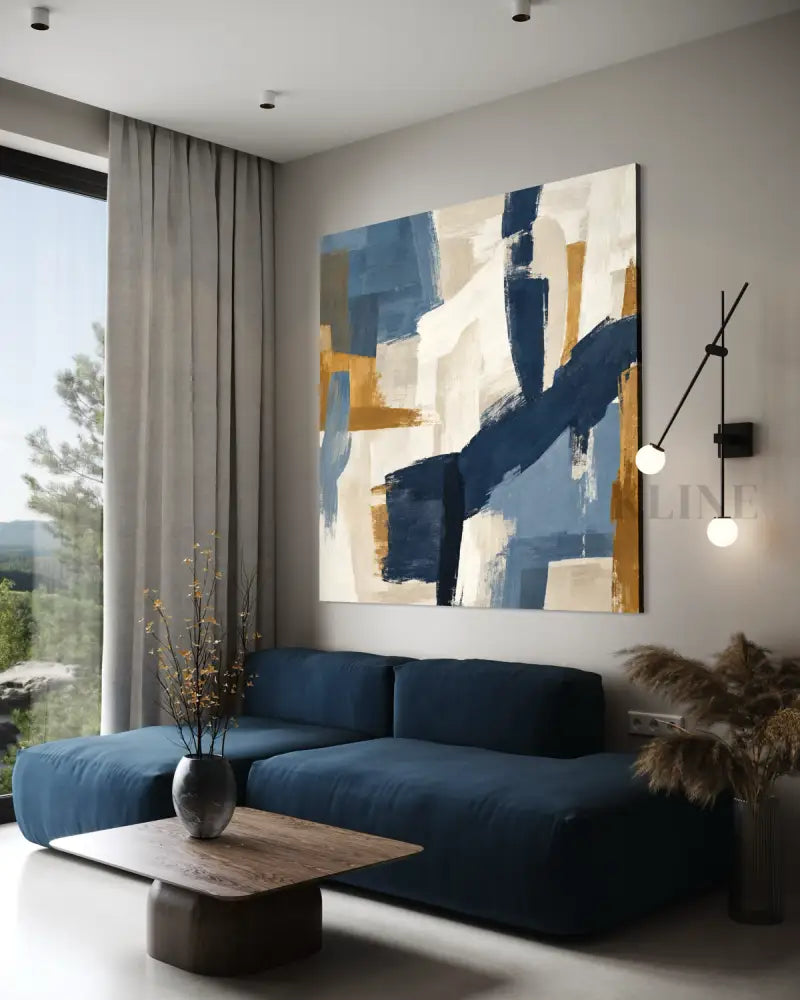Cobalt No. 11 - Hand Painting