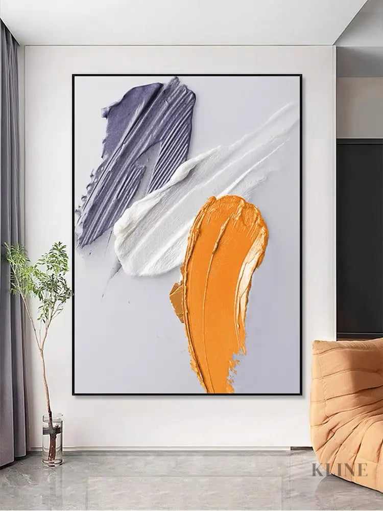 Colorful Textured Painting - Hand Painting