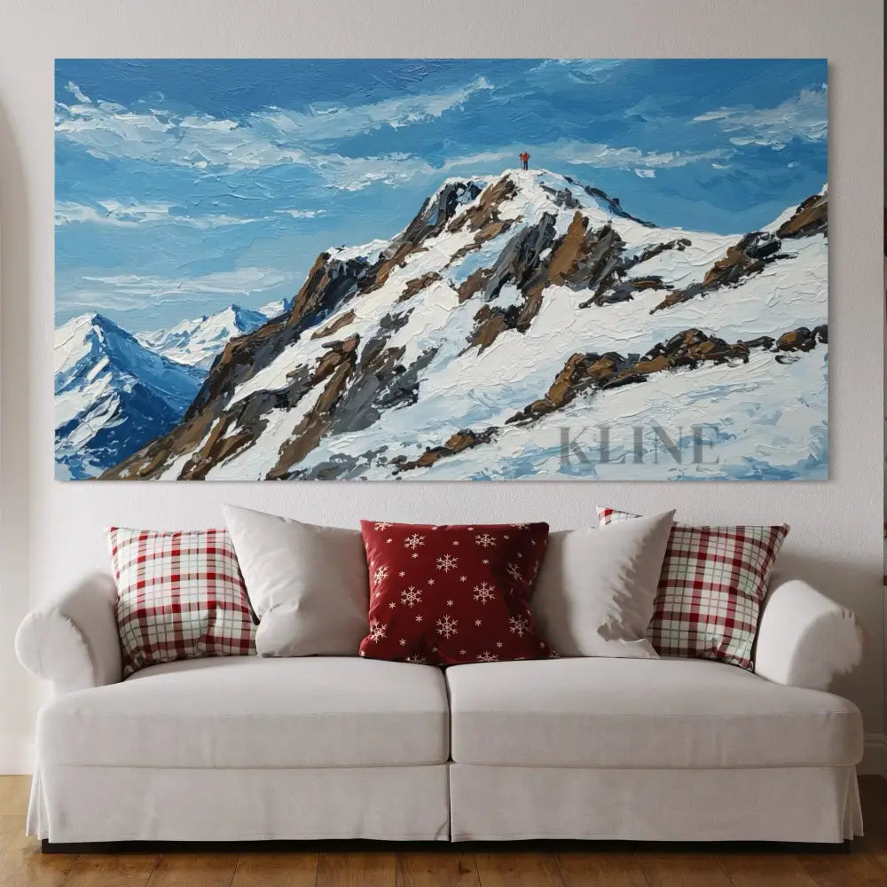 Conquering the Peak - Hand Painting