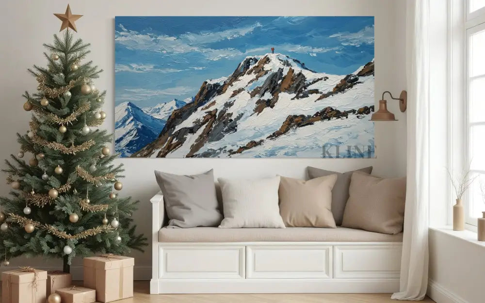 Conquering the Peak - Hand Painting