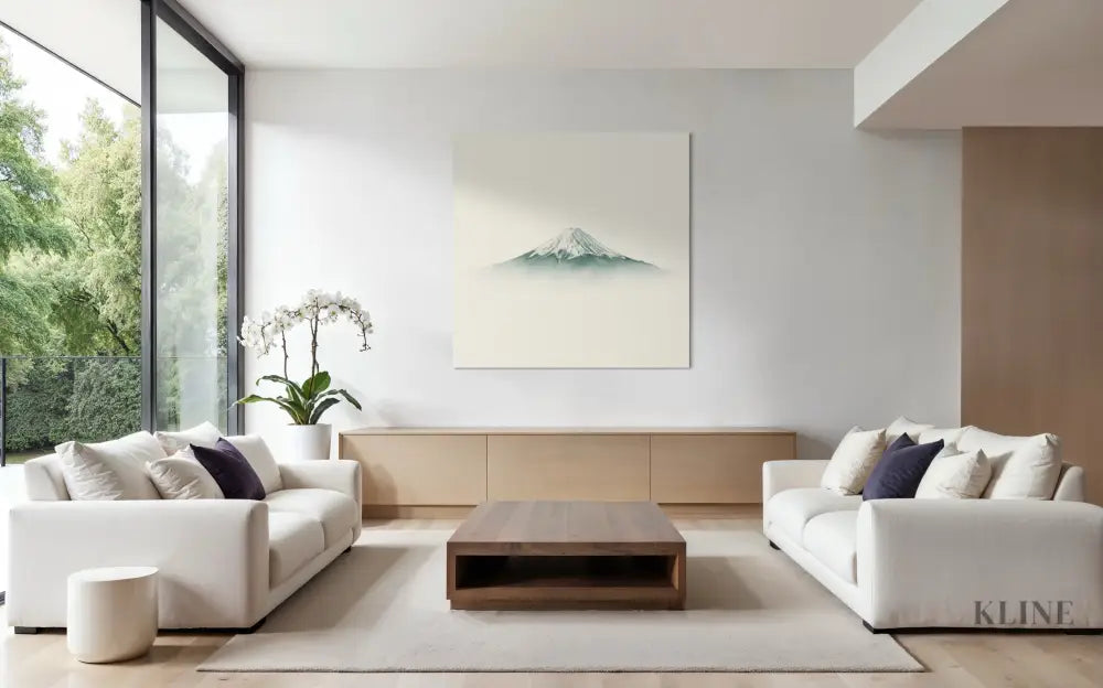 Contour Fuji - Hand Painting
