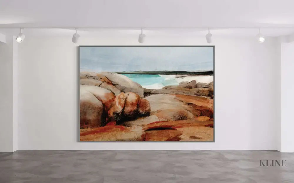 Conzy Corner Beach - Hand Painting