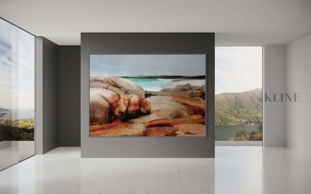 Conzy Corner Beach - Hand Painting