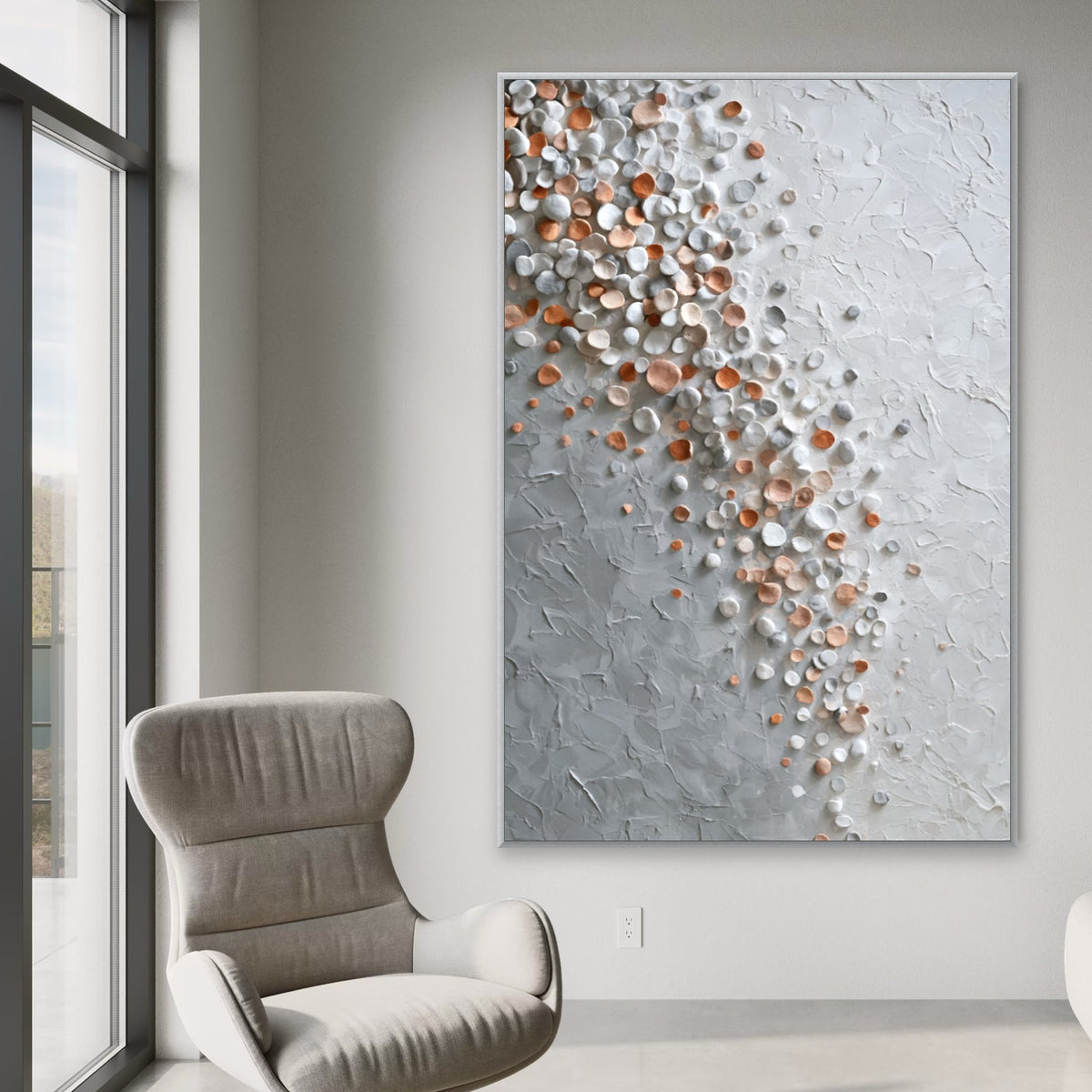 Copper Pearl Drift - Hand Painting