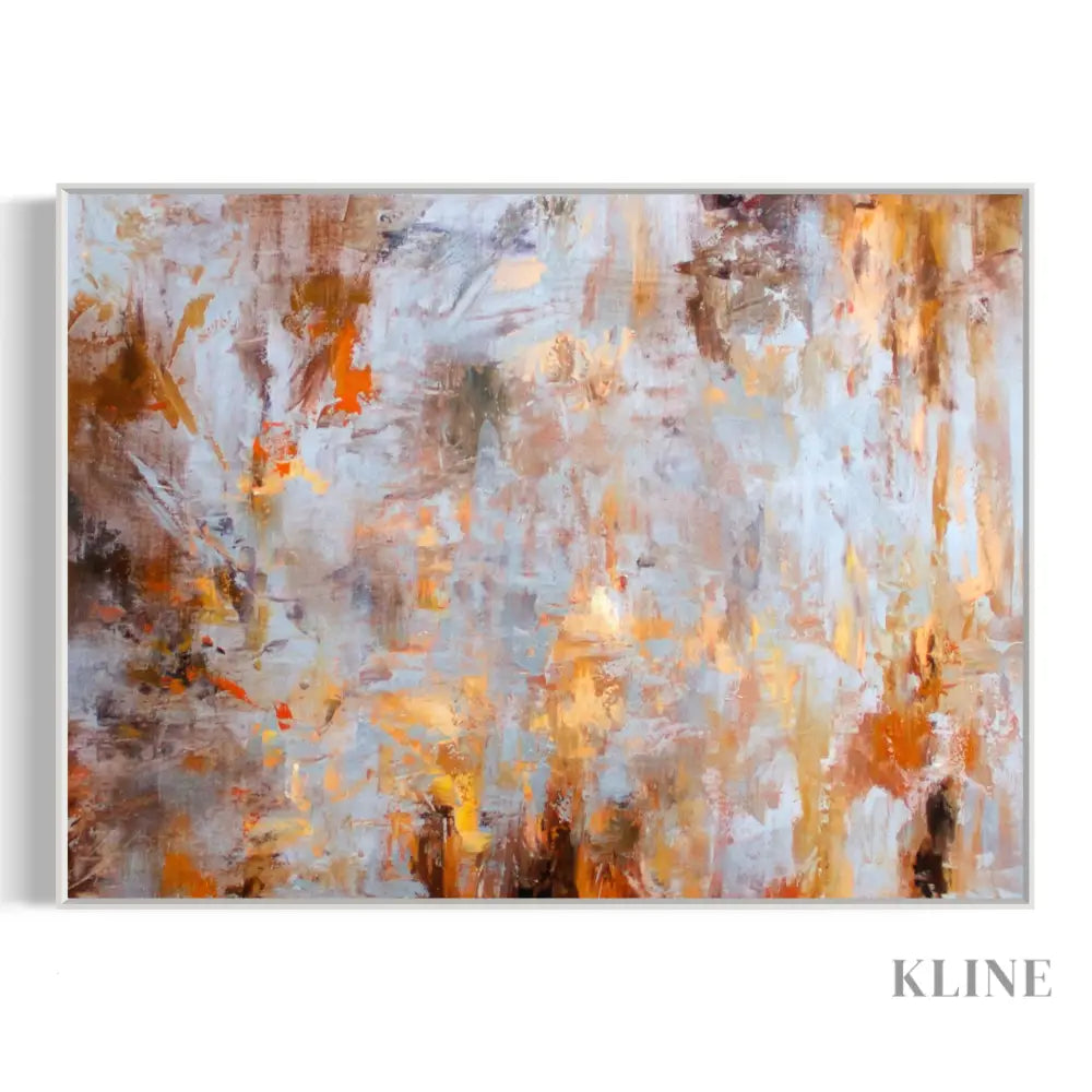 Cosmic Collision Canvas - Hand Painting