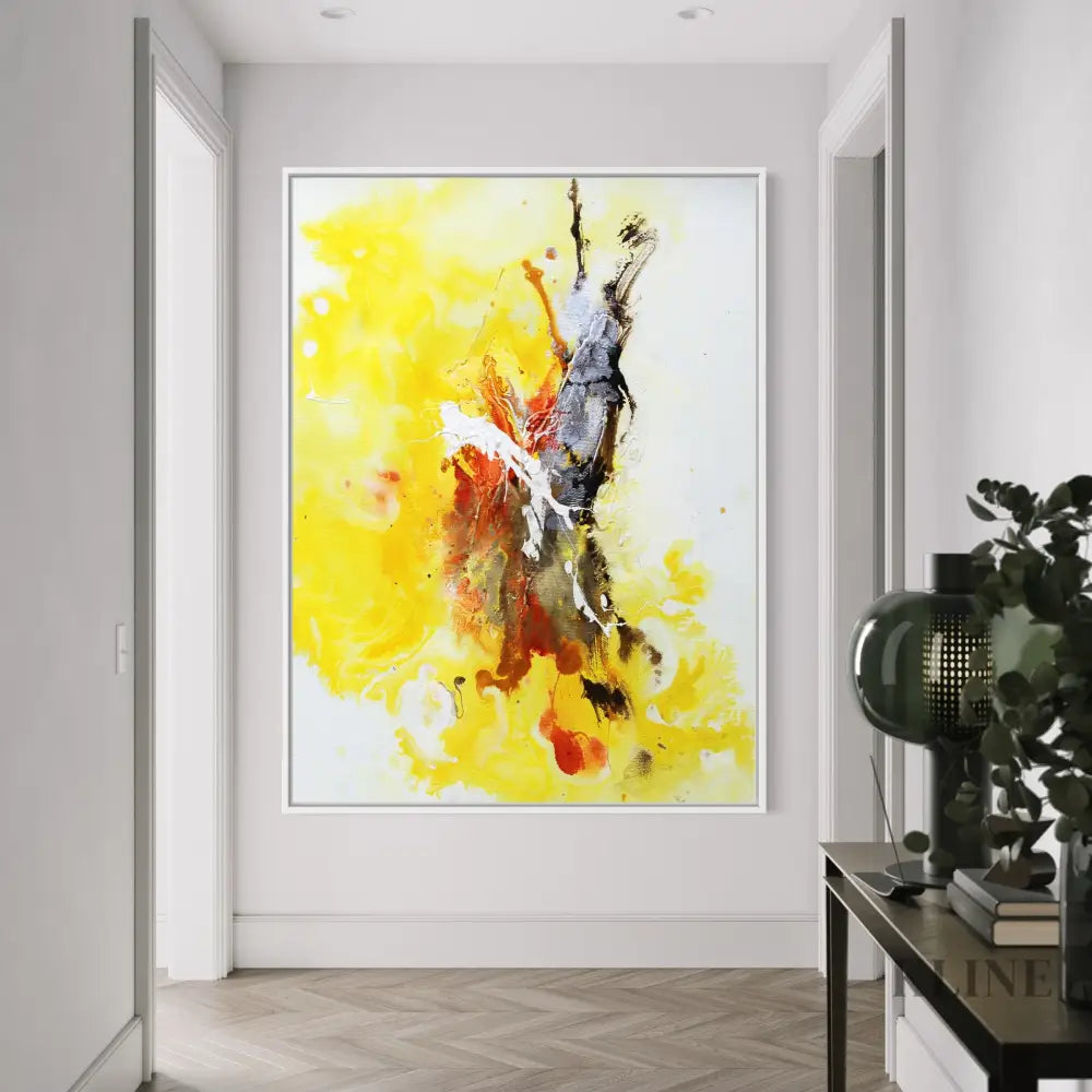 Cosmic Collision - Rolled Canvas / 45x60cm / 18x24’’ - Hand Painting