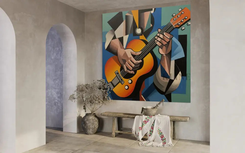 Cubist Chord - Hand Painting