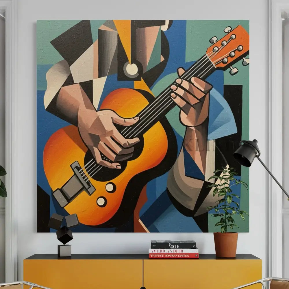 Cubist Chord - Hand Painting