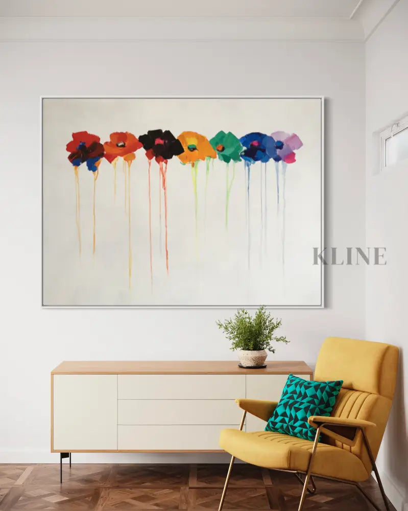 Dancing Brushstrokes - Hand Painting