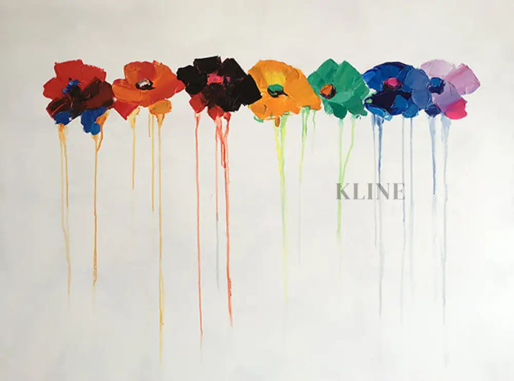 Dancing Brushstrokes - Hand Painting