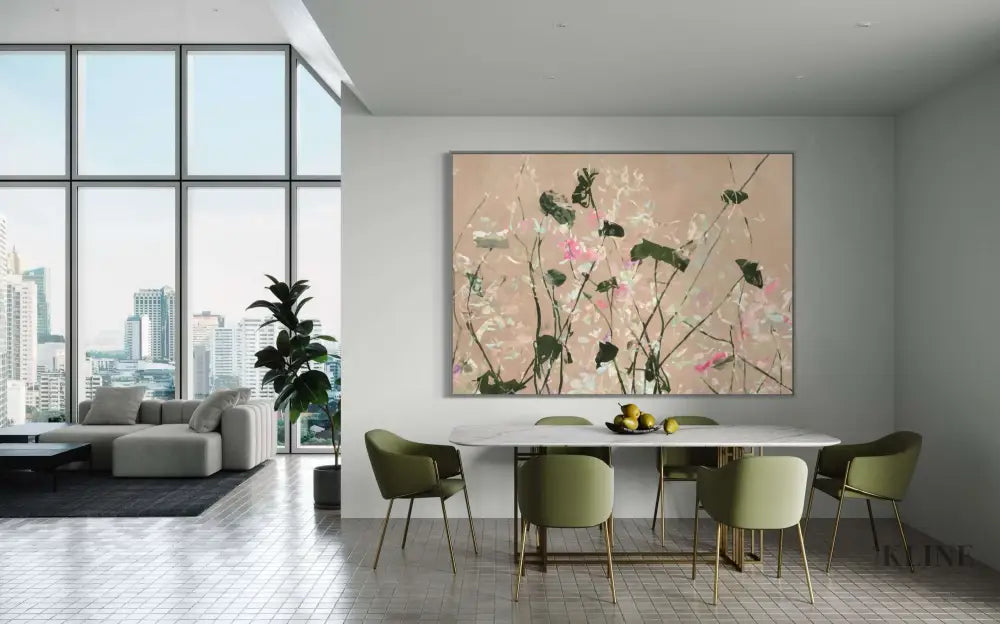 Dancing Garden - Hand Painting