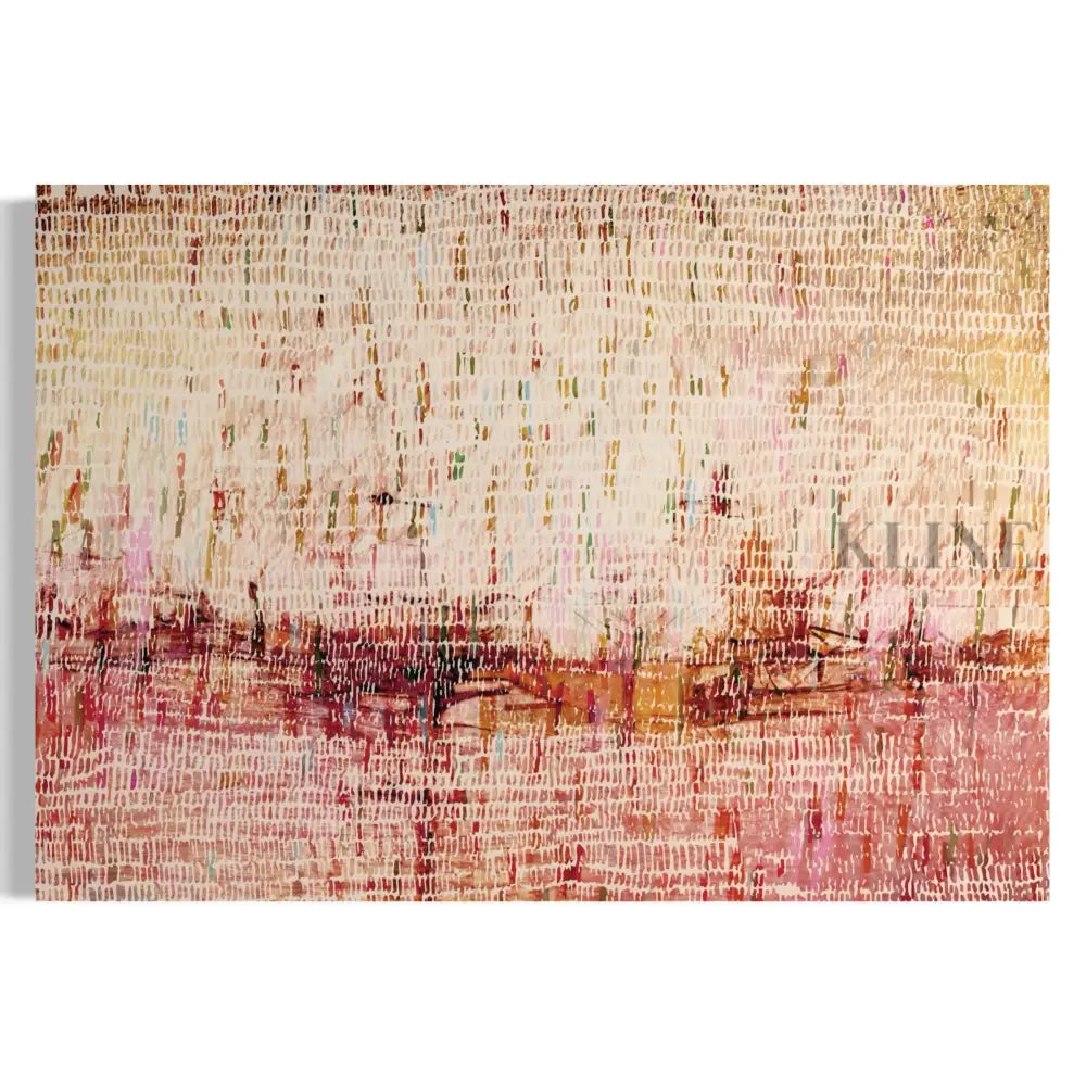 Dancing Rain Pink - Hand Painting