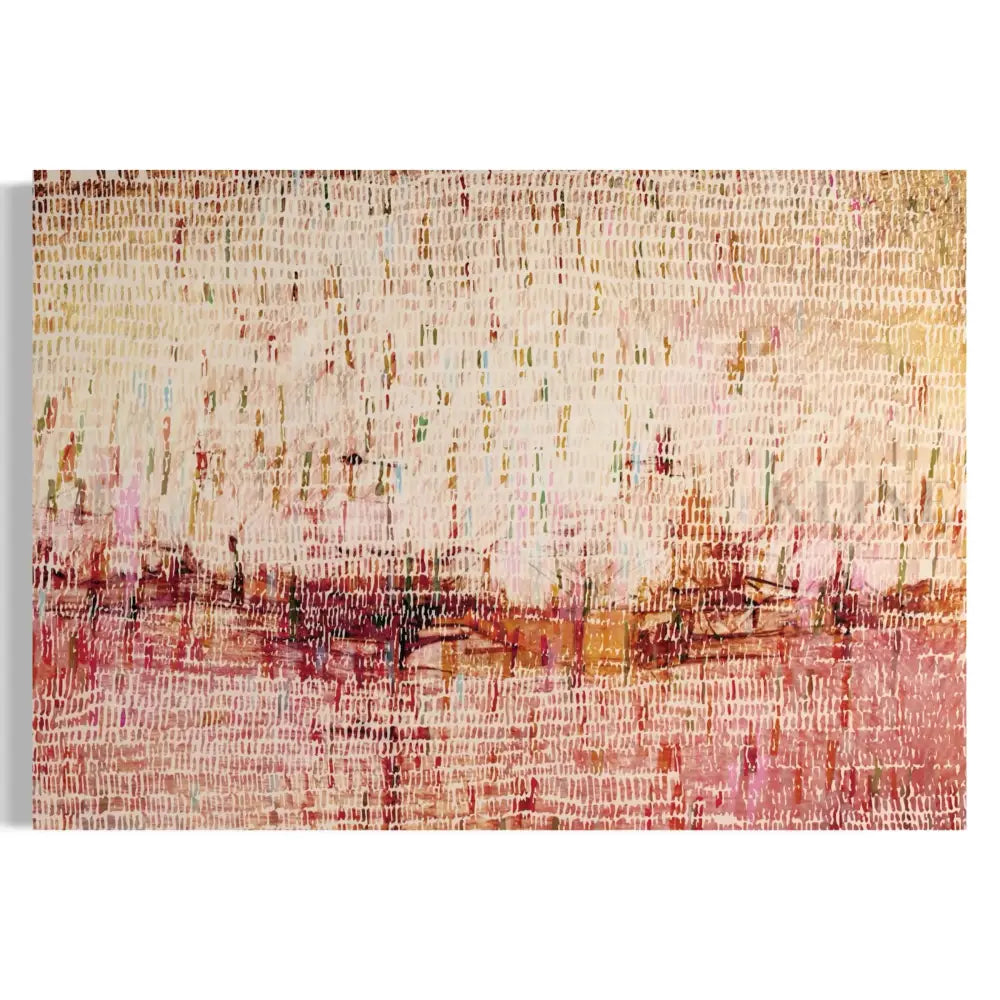 Dancing Rain Pink - Hand Painting