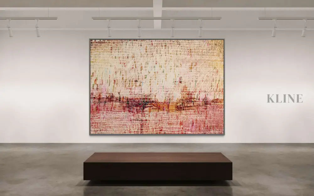 Dancing Rain Pink - Hand Painting
