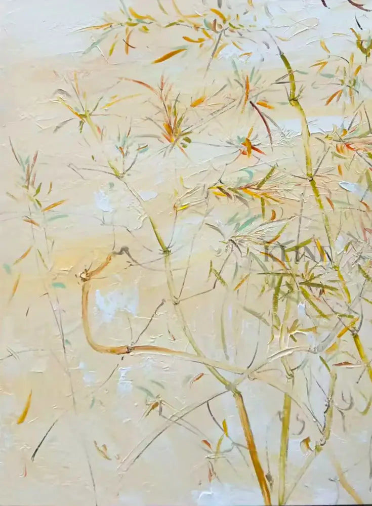 Delicate Bamboo Painting - Hand Painting
