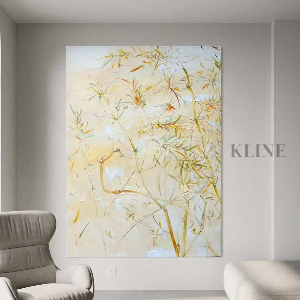 Delicate Bamboo Painting - Hand Painting