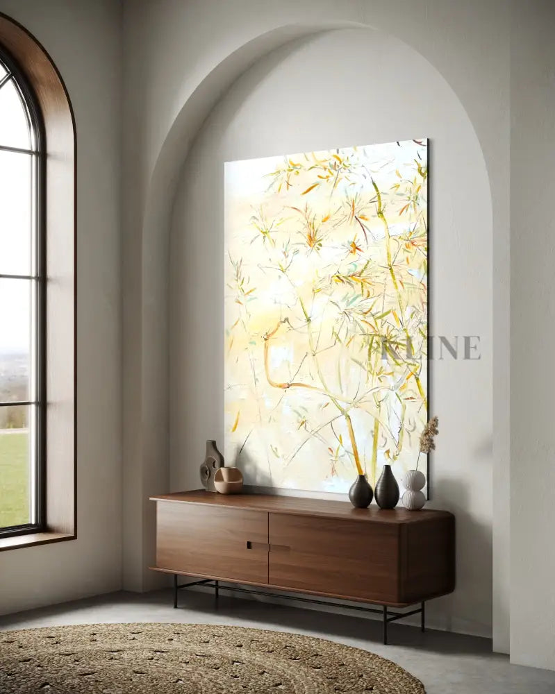 Delicate Bamboo Painting - Hand Painting