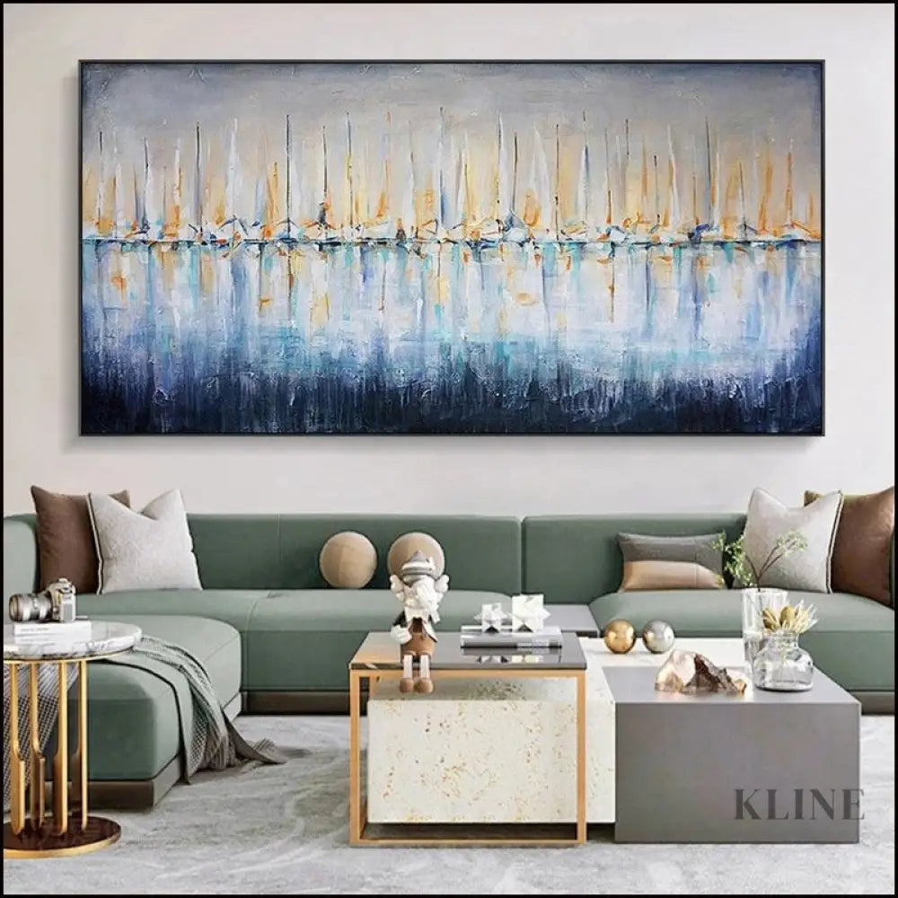 Distant Shores - Hand Painting