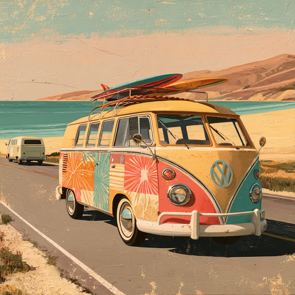 California Dreamin’ - Hand Painting
