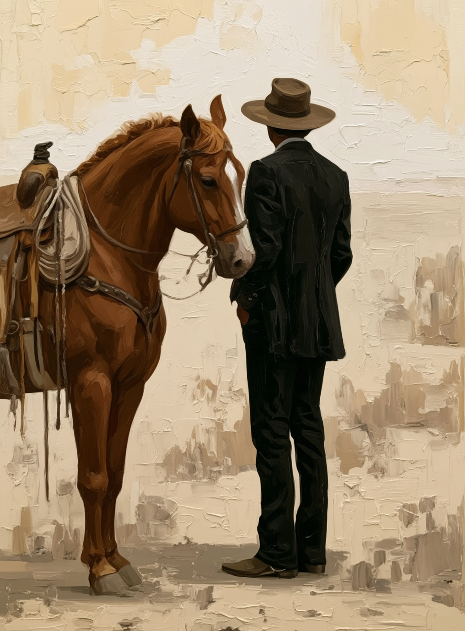 A Cowboy’s Best Friend - Hand Painting