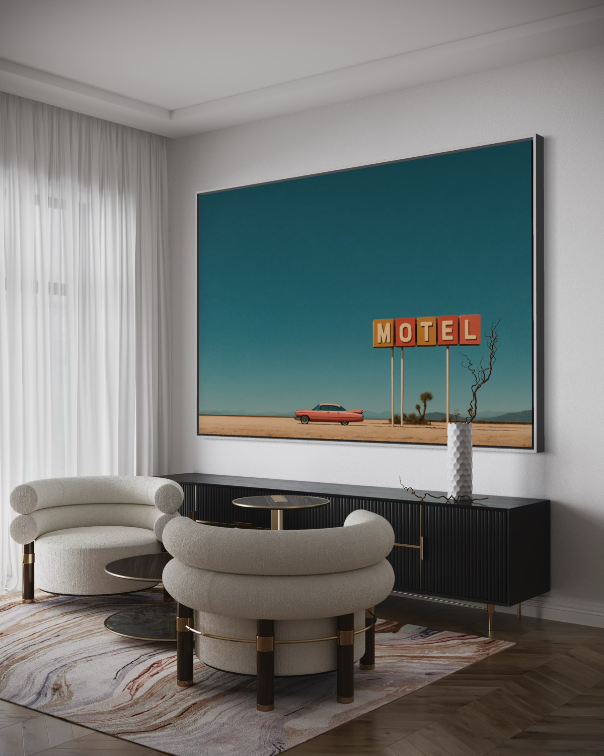 Heartbreak Hotel - Hand Painting