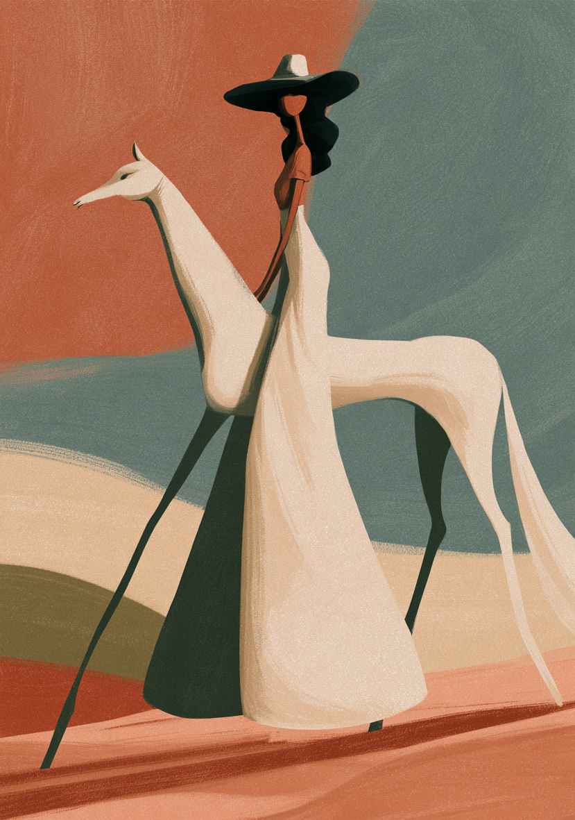 The Wild and the Graceful - Hand Painting