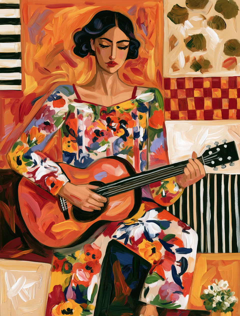 A Song for Sunday - Hand Painting