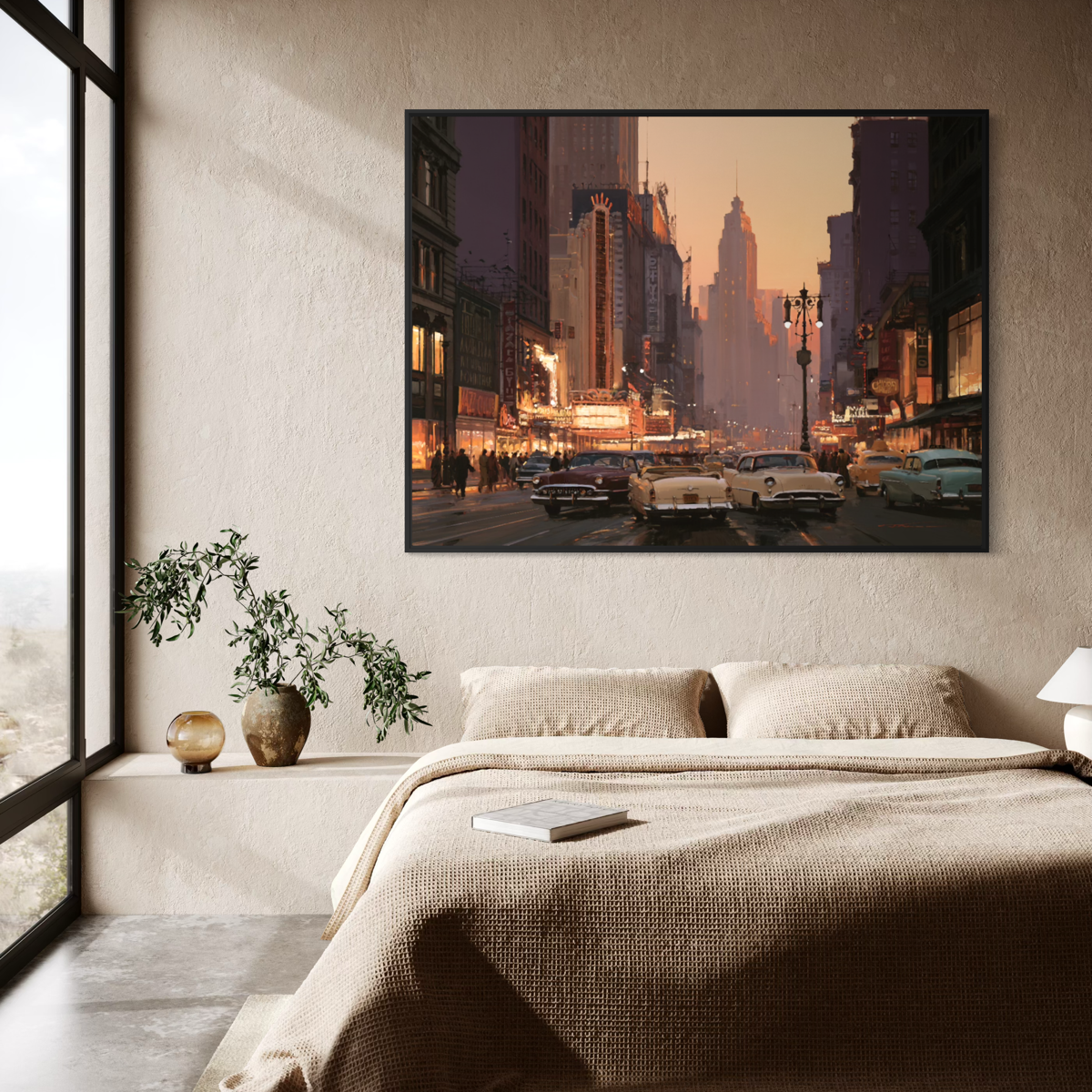 New York, New York - Hand Painting