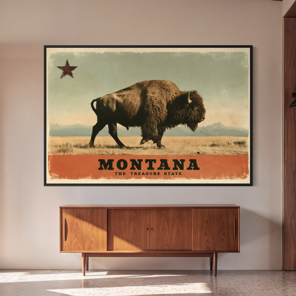 Montana Wild - Hand Painting